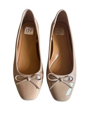 Dolce Vita Blush Patent Ballet Flats with Bow